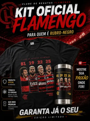 KIT FLAMENGO OFICIAL 2026