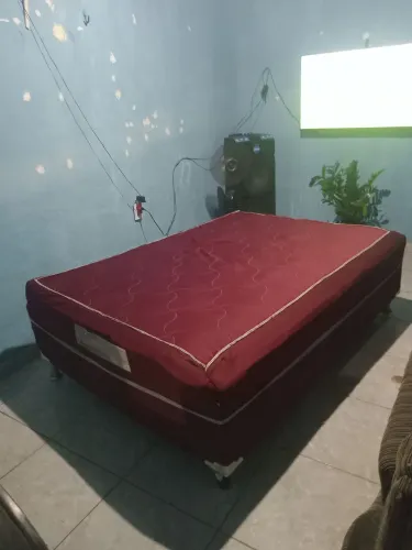 Cama box espuma casal