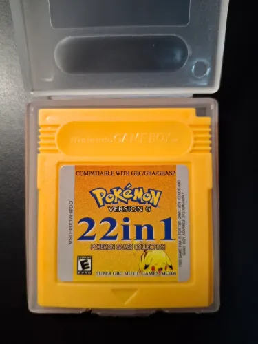 Cartucho gameboy pokemon collection 22 in 1