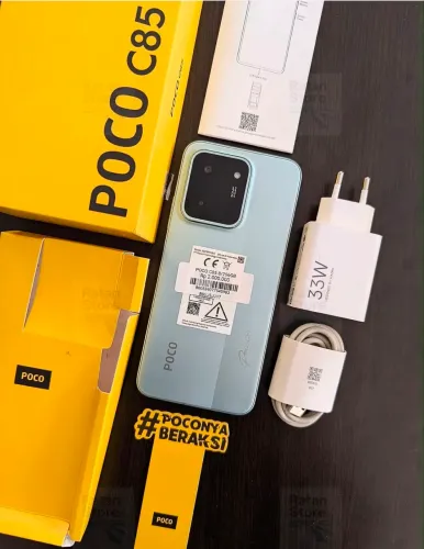 Xiaomi POCO C85 256GB 8GB com NFC Bateria 6000 mAh e Tela 6,9 120Hz Preto Roxo Verde Novo
