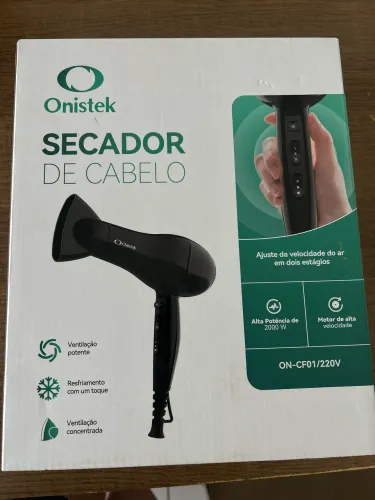 ? Secador de Cabelo Onistek 2000W Novo na Caixa ?