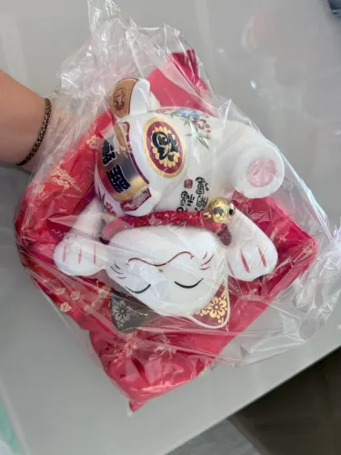 Maneki Neko tradicional gato da sorte japonês
