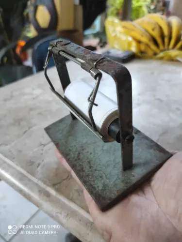 Mini suporte de bobina de papel, decoração: