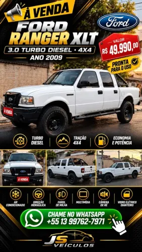 Ford Ranger XL 3.0 PSE 163cv 4X4 CD TB Diesel 2009