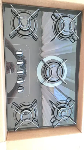 Cooktop Consul 5 bocas seminovo