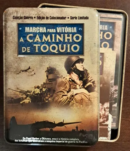 Box de DVDs: "A Caminho de Tóquio - Marcha para Vitória" - Edição de Colecionador