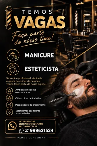 VAGA MANICURE E ESTETICISTA
