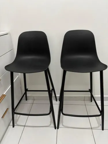 Banqueta Alta Cozinha Preta