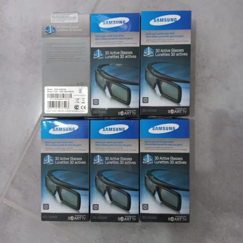 6 Oculos 3D SAMSUNG modelo SSG-3050GB embalagens lacradas (novos)