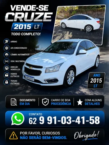 Chevrolet Cruze LT 1.8 16V Flexpower 4P Aut. 2015