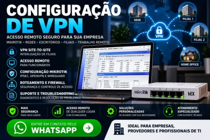 Configuração de VPN | Acesso Remoto Seguro para Empresas