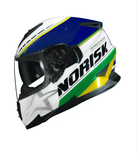 Capacete Norisk Soul FF302 Grand Prix Brazil Tamanho 56