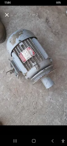 Motor elétrico weg blindado 2cv trifásico 380volts baixa  1700 rpm