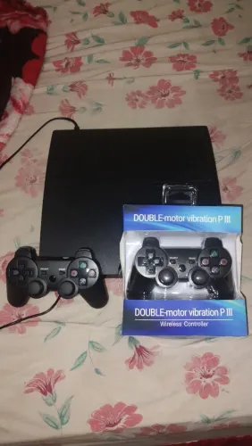 PS3 DESBLOQUEADO + 2 CONTROLES NOVOS!