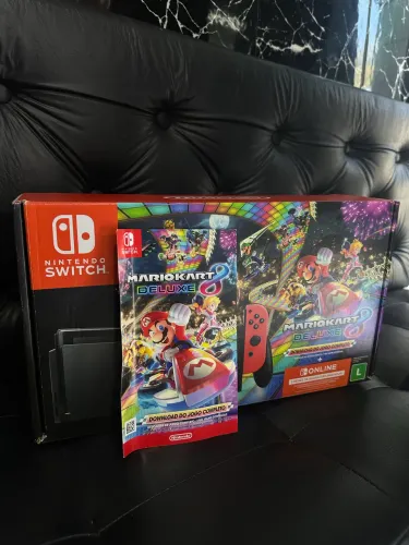 Nintendo switch V2, com memory card