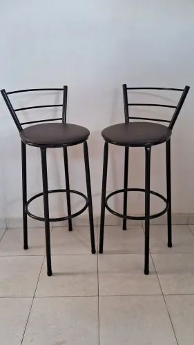 Kit com 2 banquetas bistrô