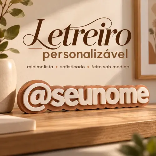 Letreiro Personalizado Nome ou @