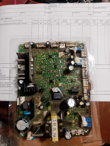 Placa circuito eletrônico de controle da LNH240 ESAB 