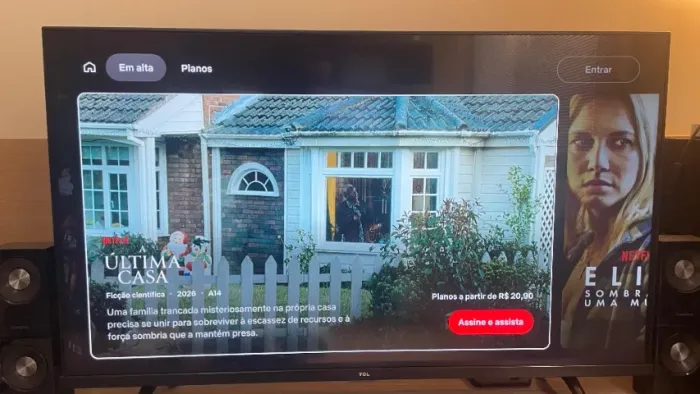 Smart TV TCL 43" Full HD Android TV (43S615) - Excelente Estado