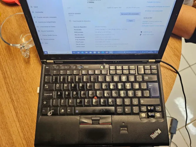 Notebook Lenovo ThinkPad X220, i5-2520M, 8 GB RAM, SSD 128 GB