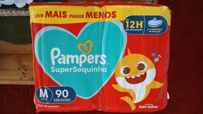 Fralda Pampers - tamanho M