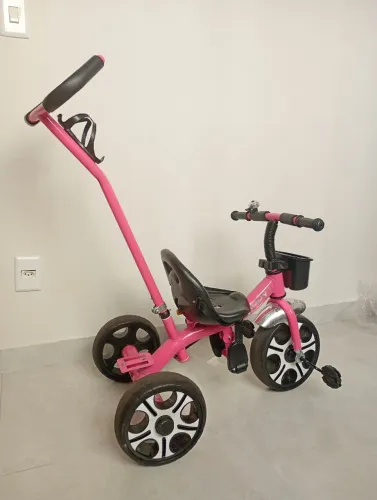 Triciclo infantil Rosa/Preto