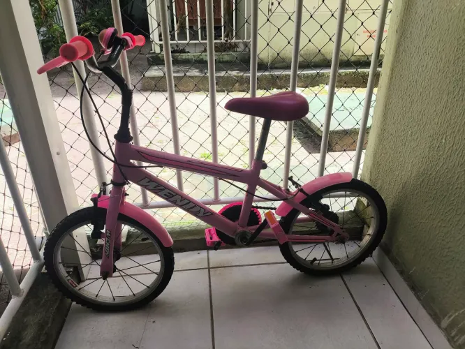Bicicleta Infantil Wendy Aro 16 Rosa - Feminina