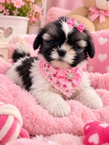 Uma linda shih tzu fêmea para alegrar seus dias!