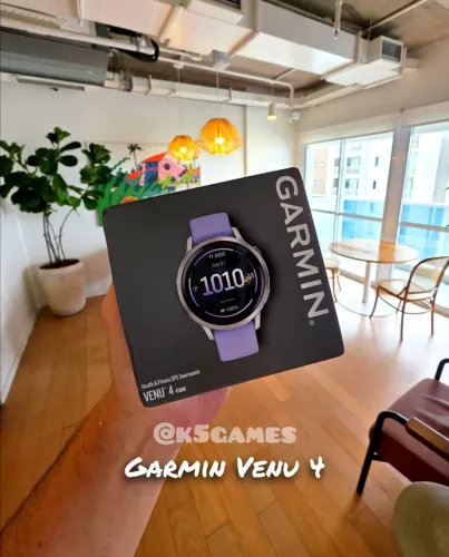 Garmin Venu 4 45m Lilás Lacrado - ACABOU SUA PROCURA ABC SP