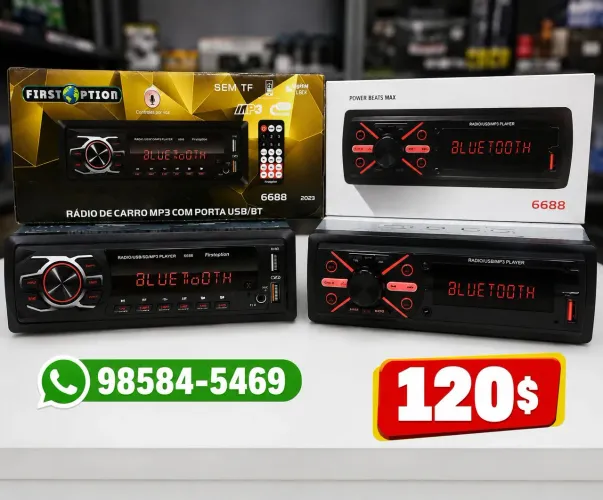 Som automotivo bluetooth - a pronta entrega