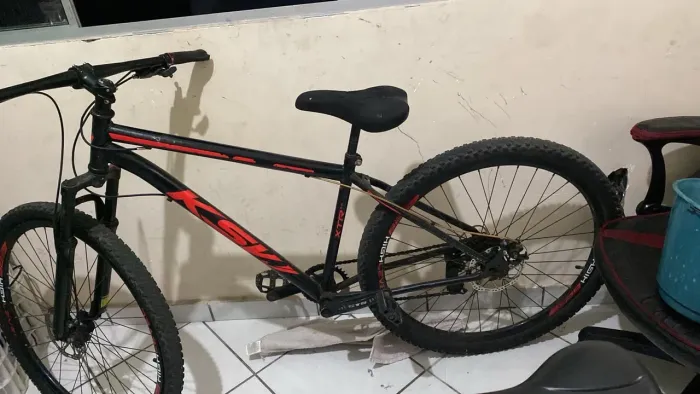 Bike ksw aro29 vermelha e preta