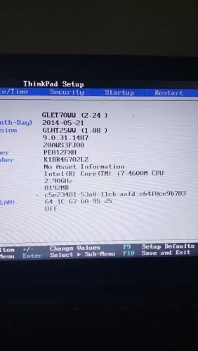 Notebook Lenovo Tinkpad T440P