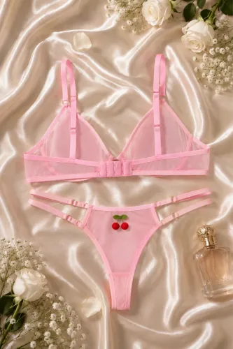 ? Conjunto Cherry Rosa Chiclete ?
