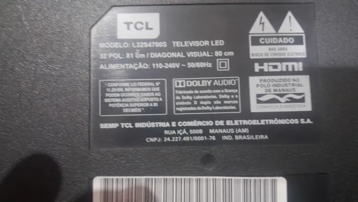 Tv lcd 32 polegadas