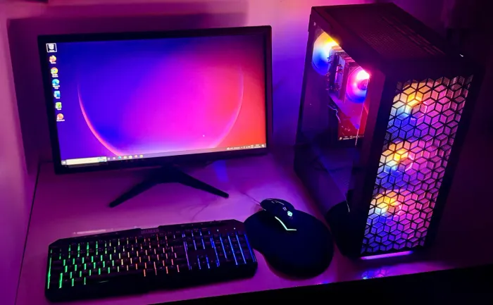 PC Gamer Novo Completo Xeon + RX 580 8GB + 16GB RAM + Monitor 23 | Pronto pra Jogar