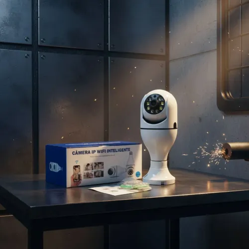 Câmera de segurança IP 360 - fácil de instalar e usar