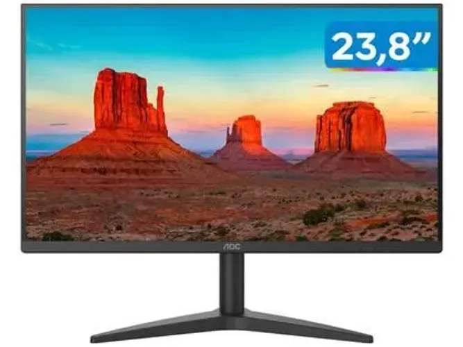 Monitor AOC Série B1 24B1XHM 23,8? 75Hz 6ms Full HD HDMI VGA