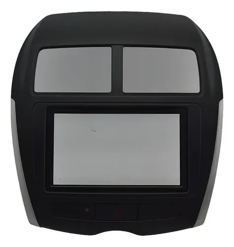 Moldura Central Radio Painel Mitsubishi Asx 2014 Original Preto
