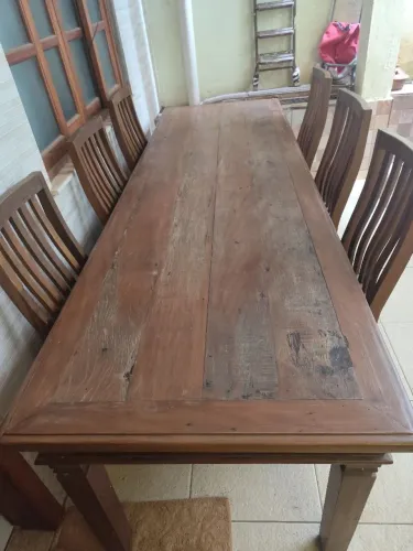 Mesa rústica 