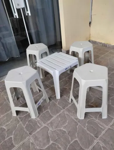 Conjunto Bancos + Mesa centro (Pronta entrega)