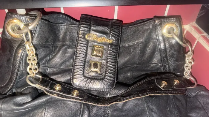 Bolsa carmen steffens couro original