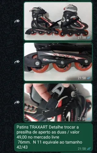 Patins TRAXART