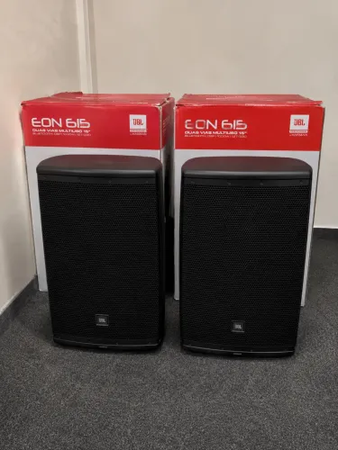 Par JBL EON 615 Ativas Originais Seminovas com Caixa