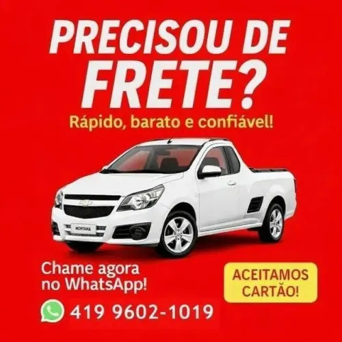 Frete Pequeno com Montana em Todo Lugar Disponível