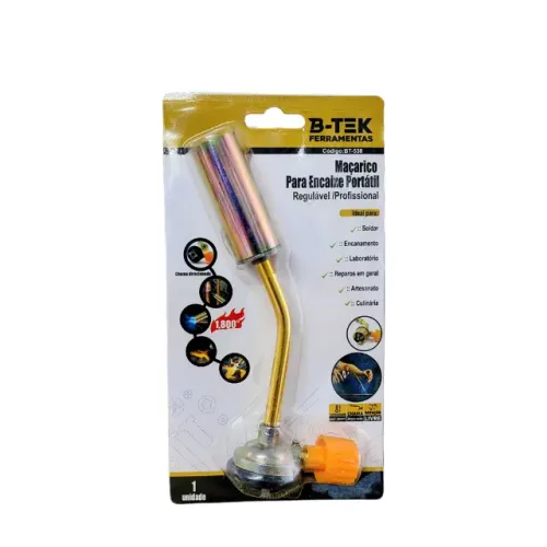 Maçarico Portátil para Encaixe - B-Tek