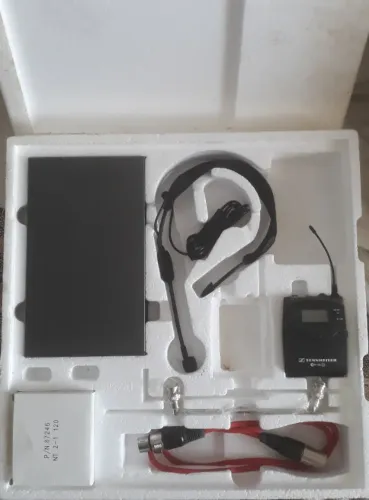 MICROFONE  HEADSET SENNHEISER MOD.  Ew100 G2   KIT ORIGINAL NA CAIXA; ÚNICO DONO semi-nov