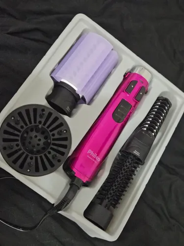 Escova Rotativa Philco Beauty Shine 220V - Na Caixa com 4 Acessórios