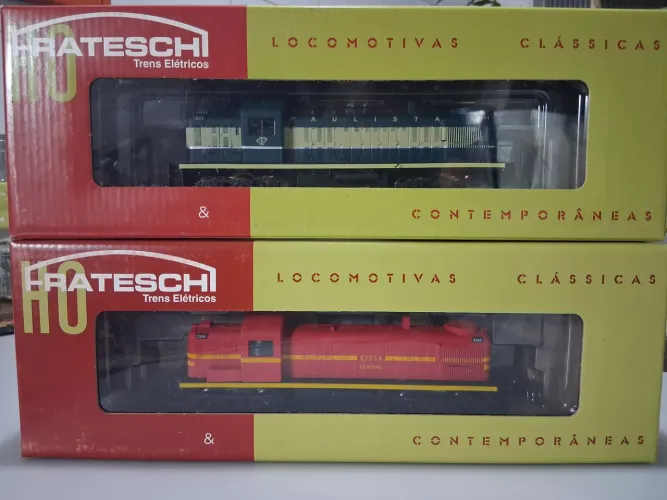 LOCOMOTIVAS HO RS-3 CENTRAL/RSC-3 PAULISTA  FRATESCHI PROD. NOVO EXCLUSIVO P/VENDA .