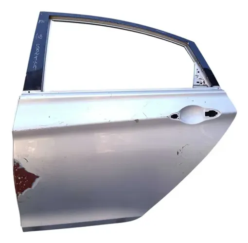 Porta Traseira Esquerda Hyundai Sonata 2010 A 2015 Detalhe Traseira Esquerdo Cinza