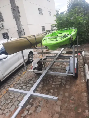 Carretinha rodoviária para caiaque Hobie Tandem Islands e outros.